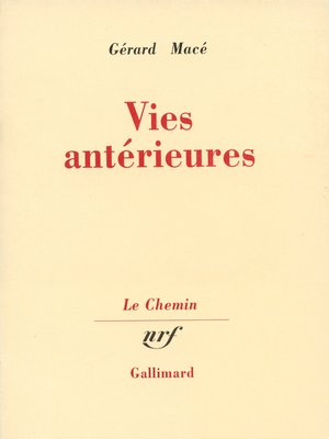 cover image of Vies antérieures